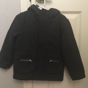 Dark Grey Winter Dress Coat (Toddler)